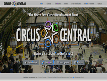 Tablet Screenshot of circuscentral.co.uk